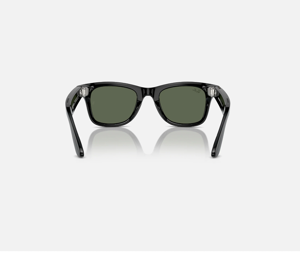 Ray Ban Meta Wayfarer SHINY BLACK/GREEN