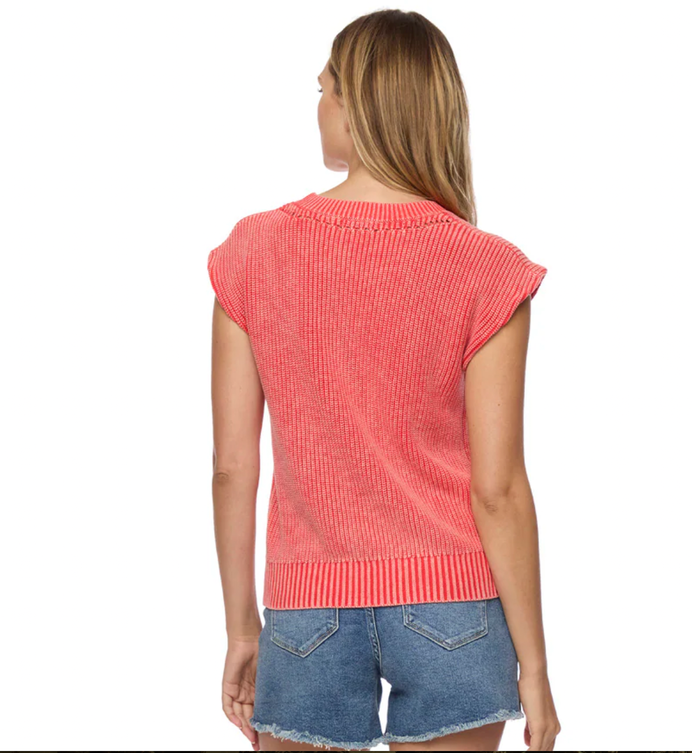 Flag & Anthem W Elwood Drop Needle Sweater MELON