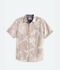 Flag & Anthem M SS Deale Floral Print Shirt SAND/WHITE