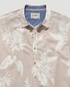 Flag & Anthem M SS Deale Floral Print Shirt SAND/WHITE