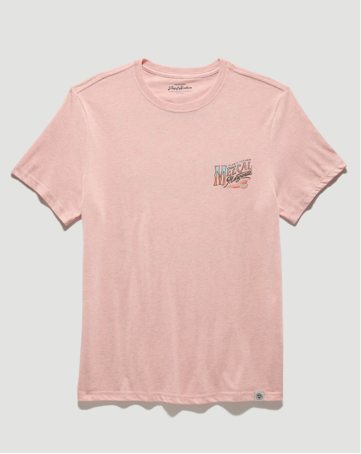 Flag & Anthem M SS Spicy Margarita Tee LT CORAL HEATHER