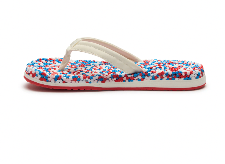 Sanuk W Bubblecush Flip Flop AMERICA