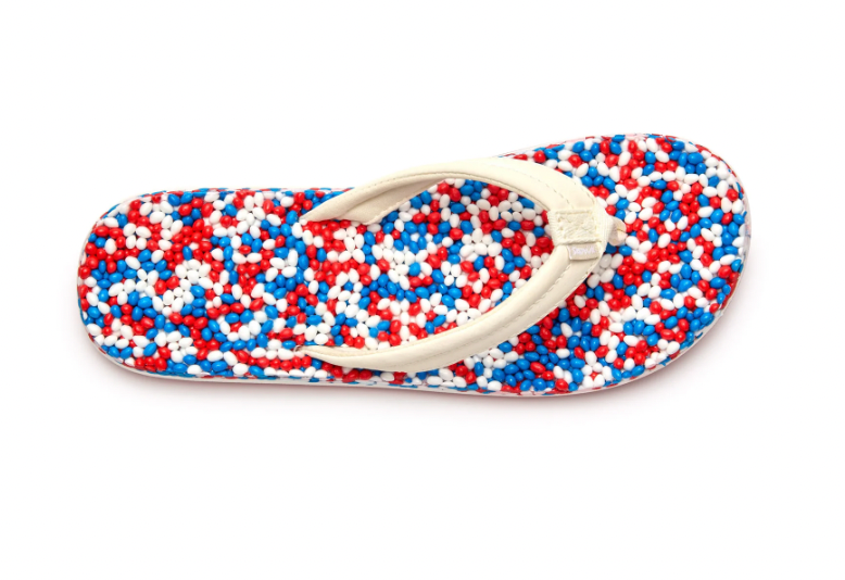 Sanuk W Bubblecush Flip Flop AMERICA