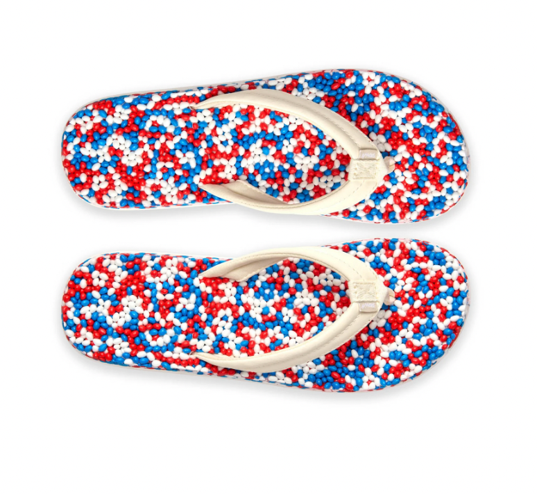 Sanuk W Bubblecush Flip Flop AMERICA