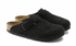 Birkenstock W Boston Suede BLACK - NARROW