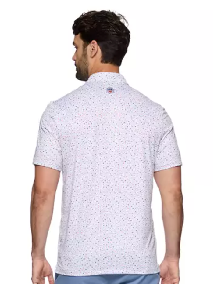 Flag & Anthem M SS Chester Americana Polo WHITE