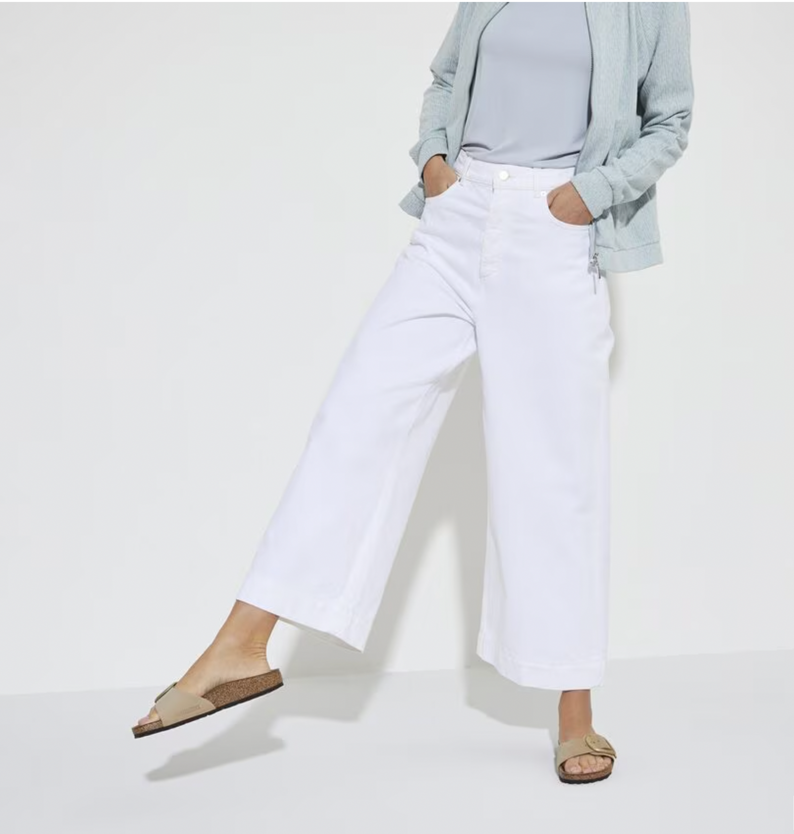 Birkenstock W Madrid Big Buckle SANDCASTLE - NARROW
