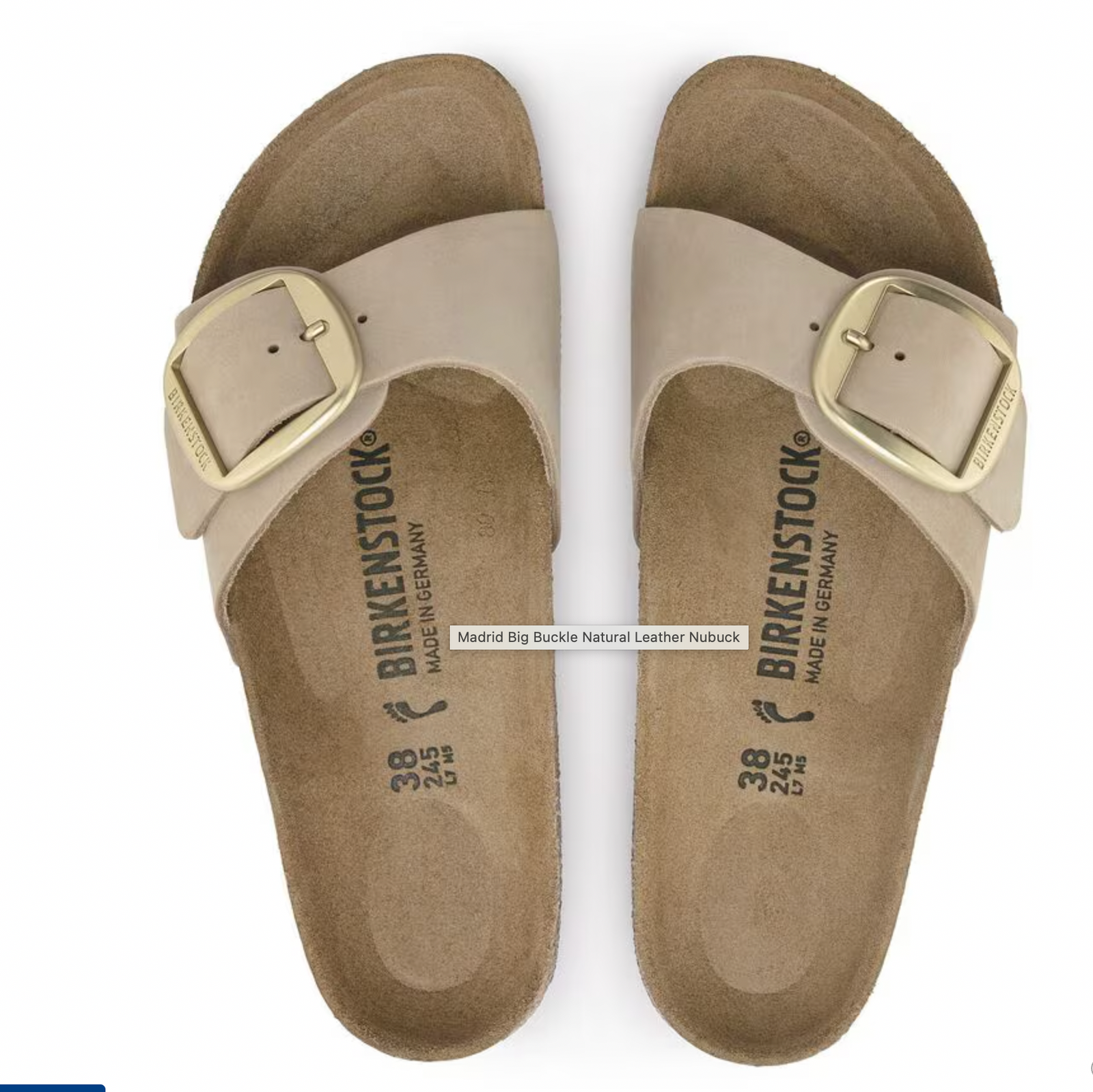 Birkenstock W Madrid Big Buckle SANDCASTLE - NARROW