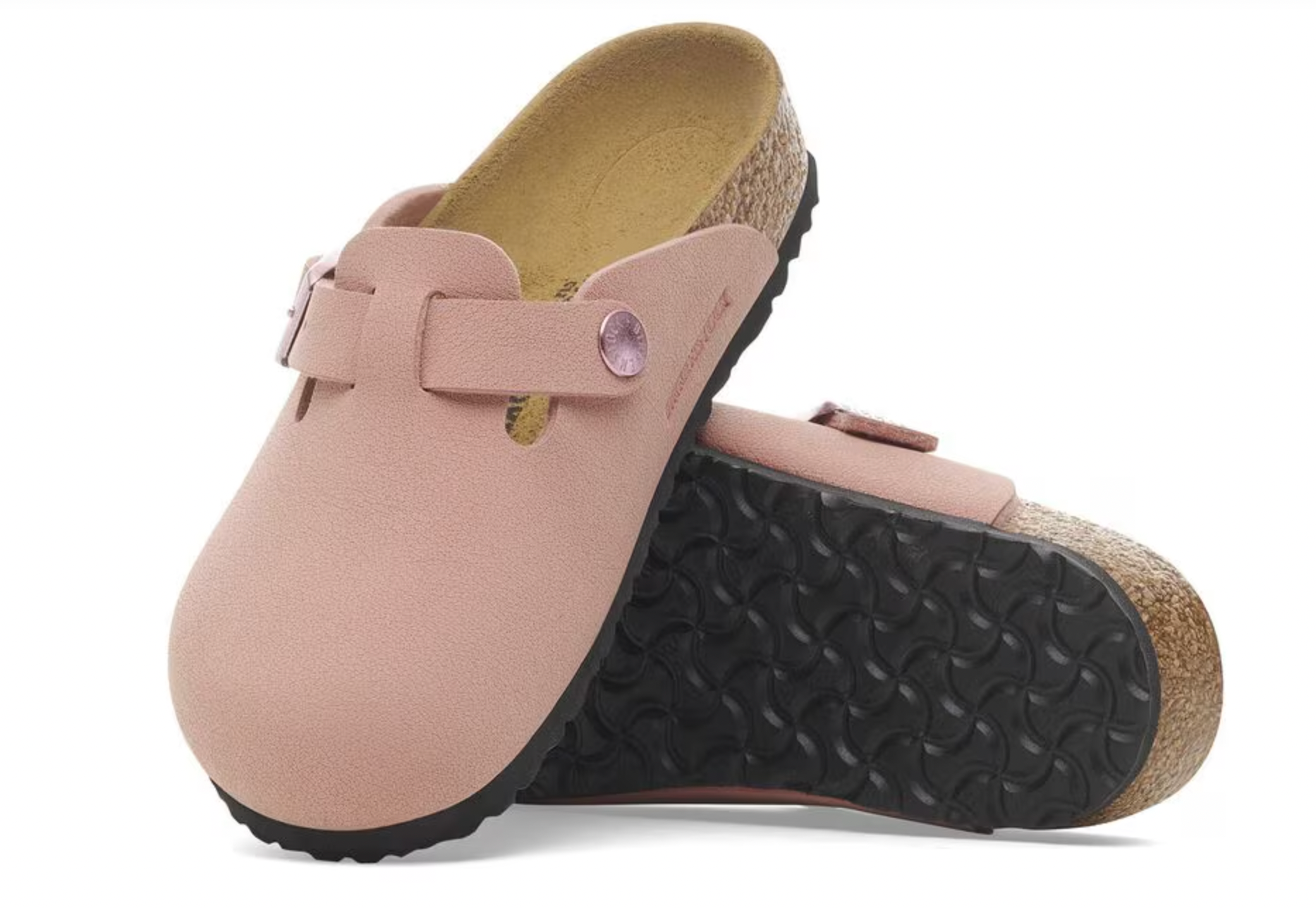 Birkenstock Kids Boston Birkibuc PINK CLAY