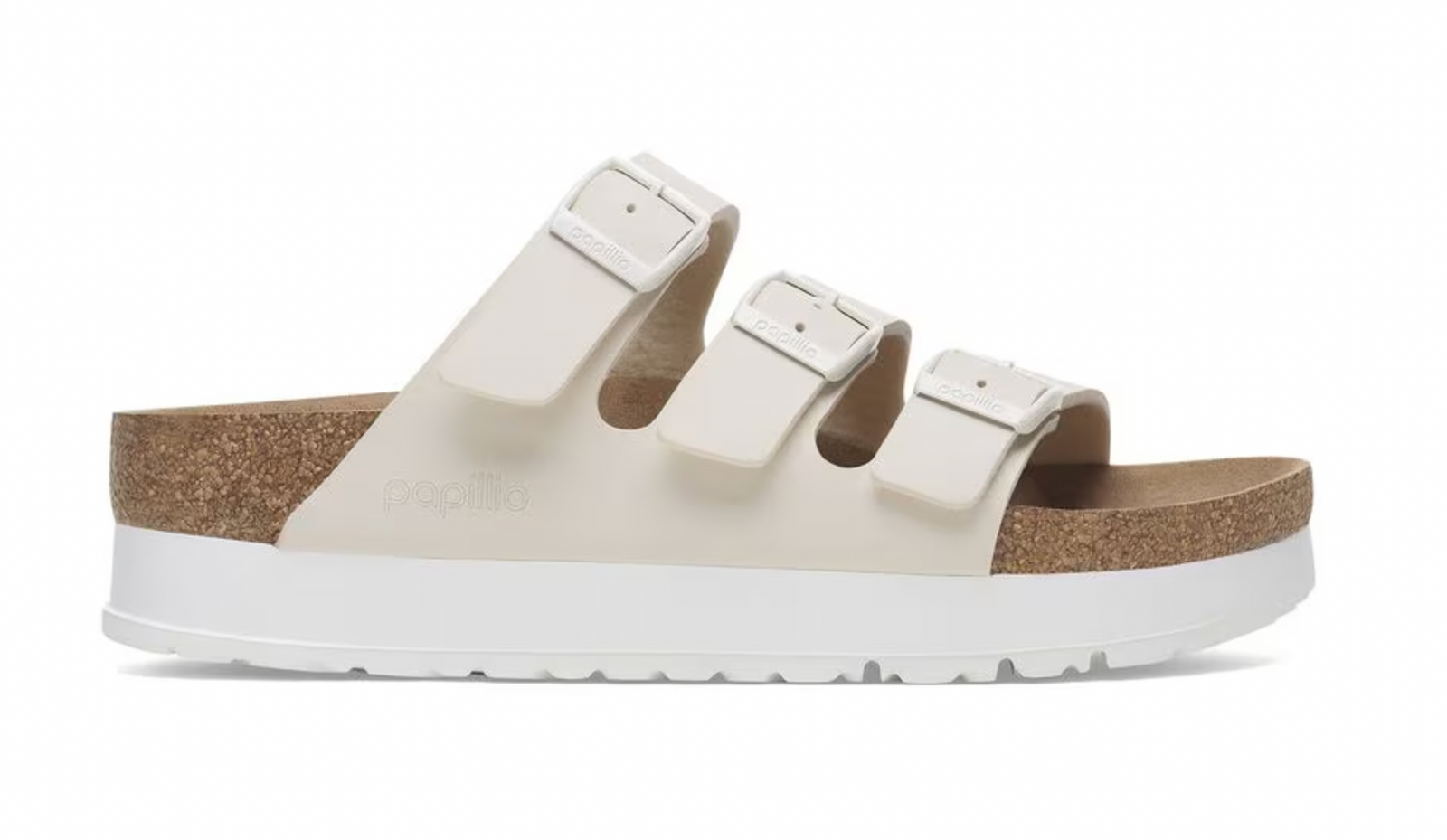 Birkenstock W Florida III Vegan Flex Platform EGGSHELL