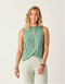 Carve Designs W Larissa Hemp Tank DARK HAZE