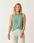 Carve Designs W Larissa Hemp Tank DARK HAZE