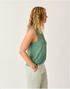 Carve Designs W Larissa Hemp Tank DARK HAZE