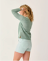 Carve Designs W Zella Mesh Pullover HAZE