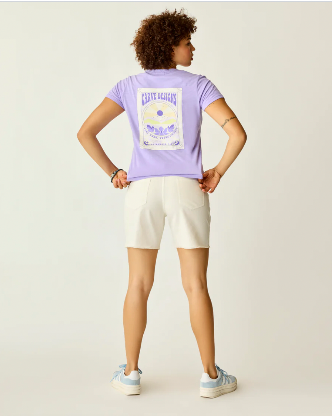 Carve Designs W Oahu 6" Twill Short BIRCH