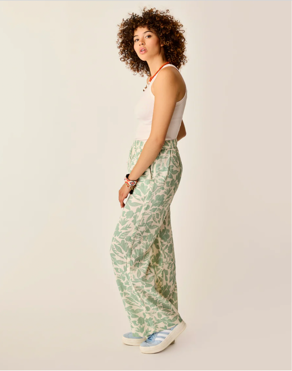 Carve Designs W Nico Linen Pant HAZE MEZCAL