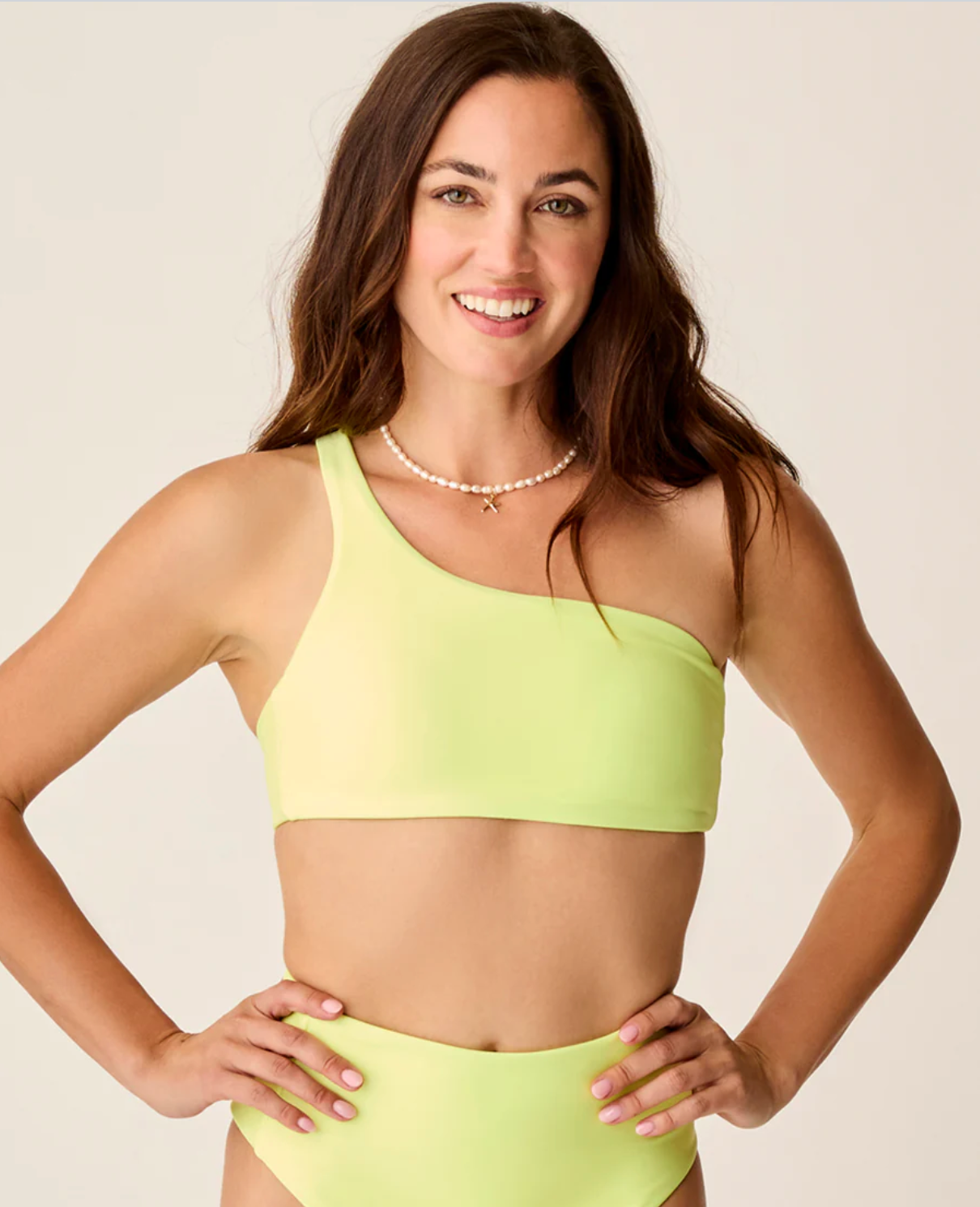 Carve Designs Bondi Compression Top LIMEADE