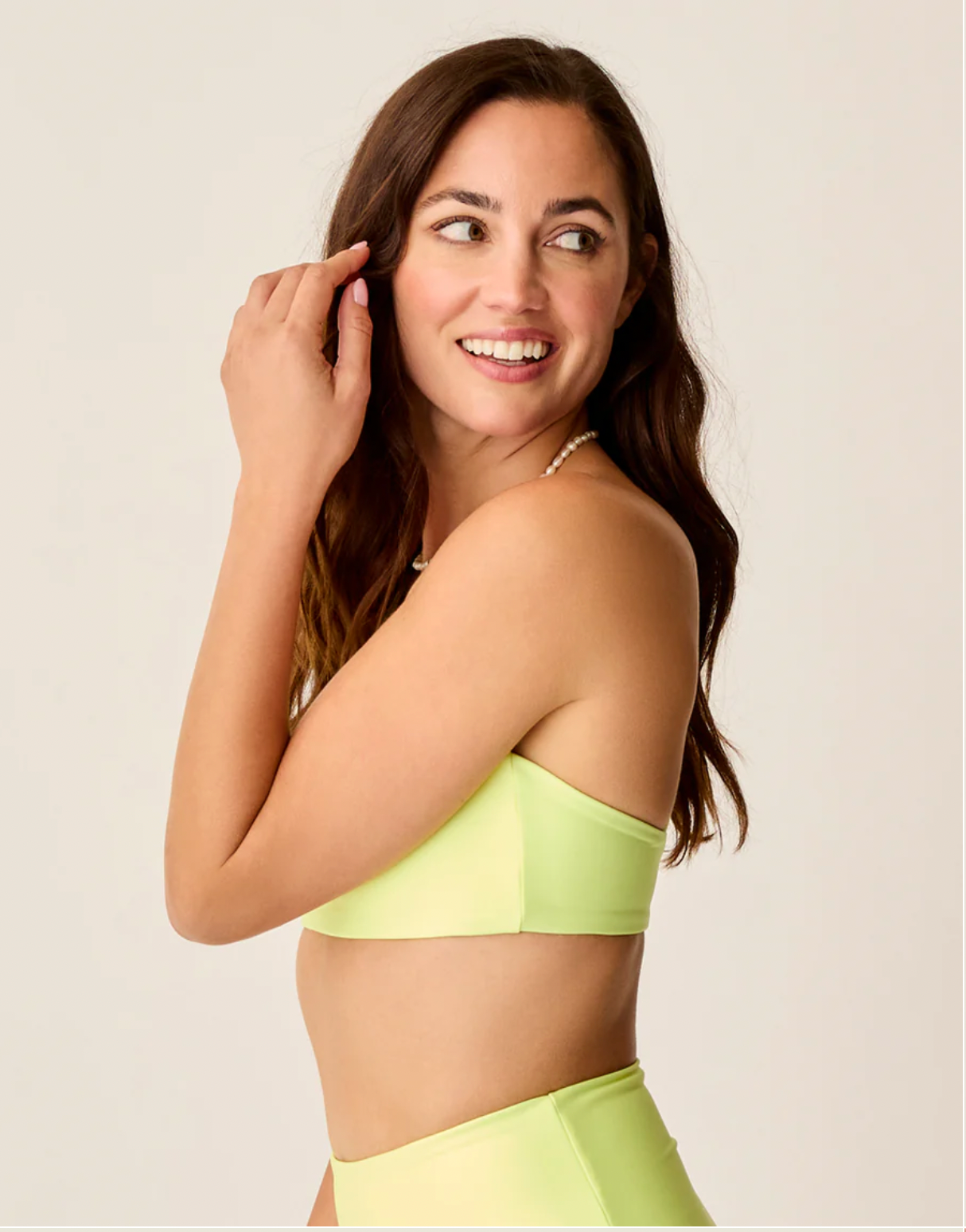 Carve Designs Bondi Compression Top LIMEADE