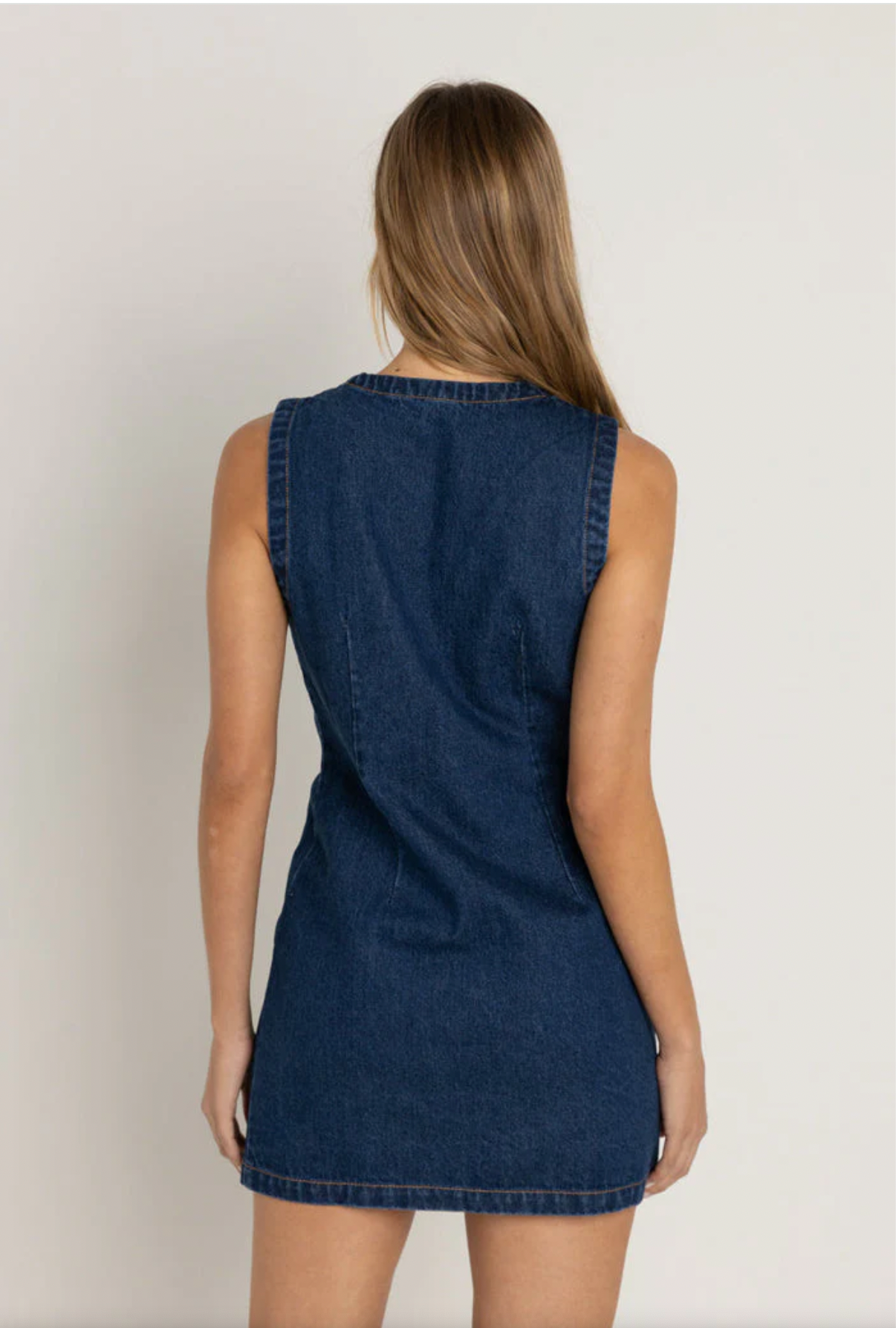 Rhythm W Gia Denim Dress BLUE
