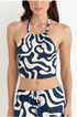 Rhythm W Waverly Halter Top INK
