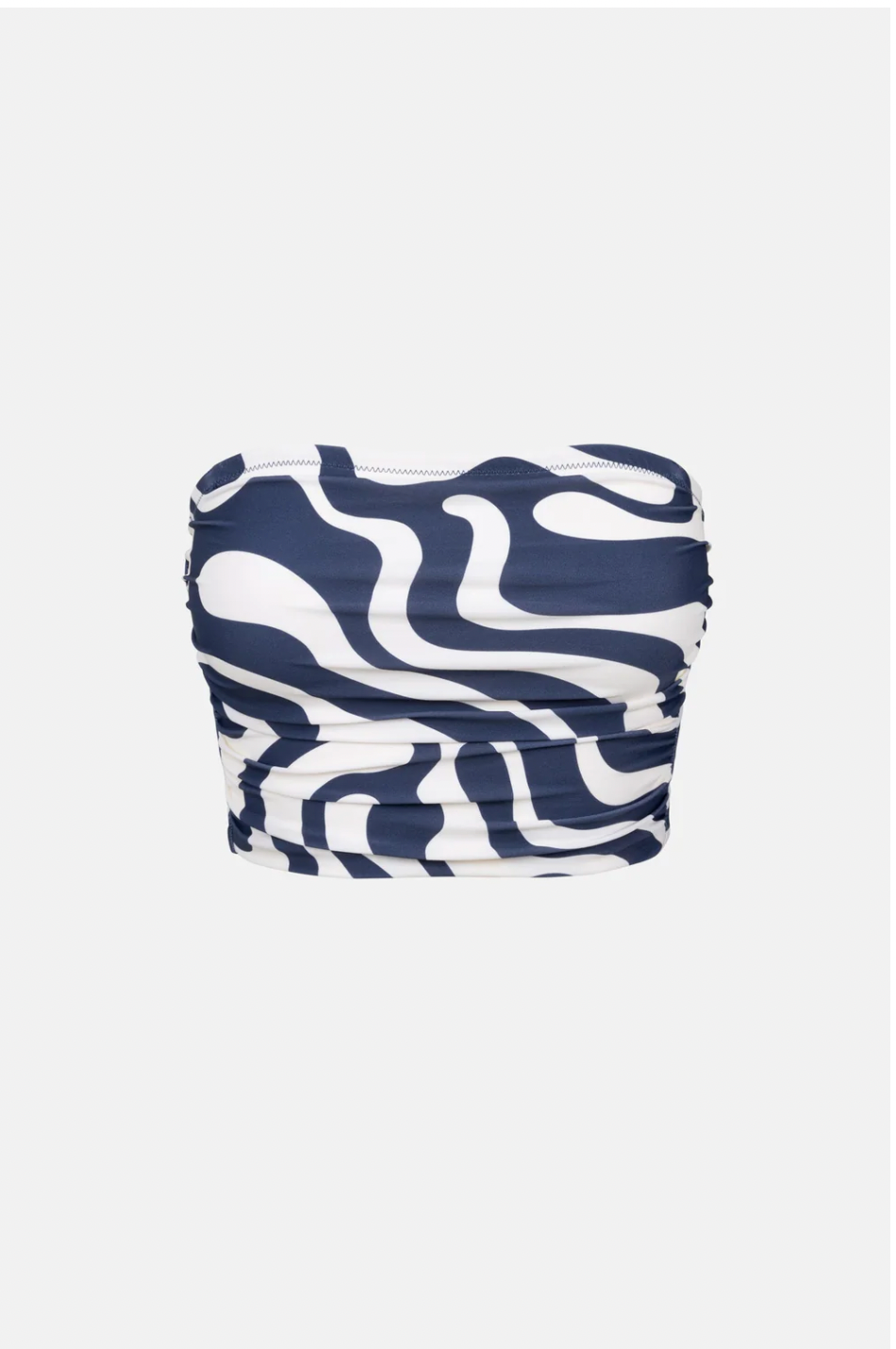 Rhythm W Waverly Scrunched Side Bandeau Tank INK