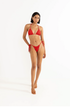 Rhythm W Leilani Tie Side Itsy Pant RED