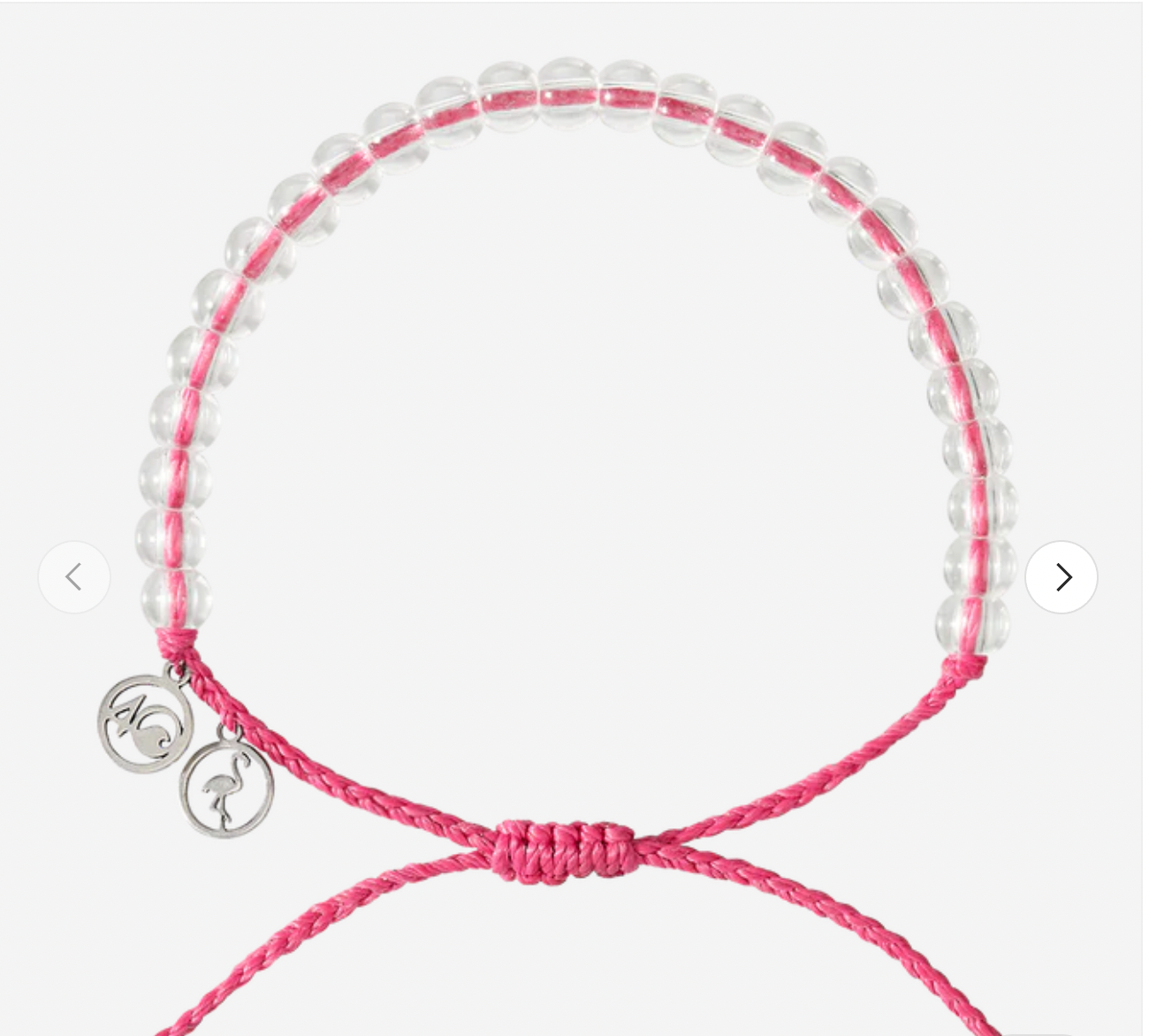 4Ocean Bracelet Beaded FLAMINGO