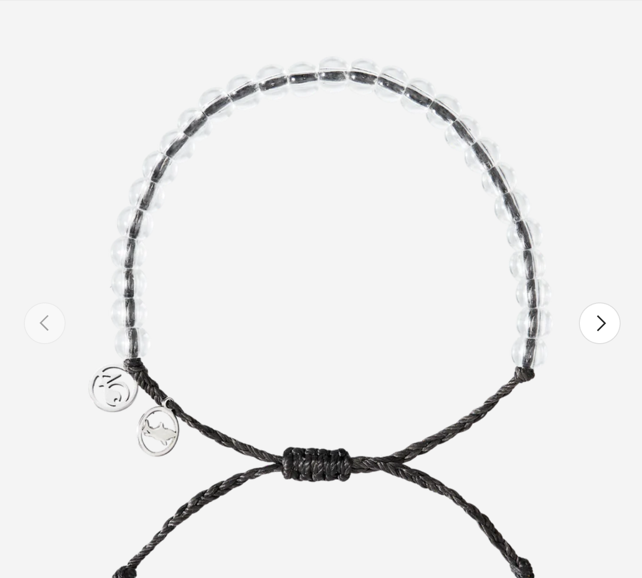 4Ocean Bracelet Beaded SHARK BLACK