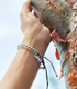 4Ocean Bracelet Beaded SHARK BLACK