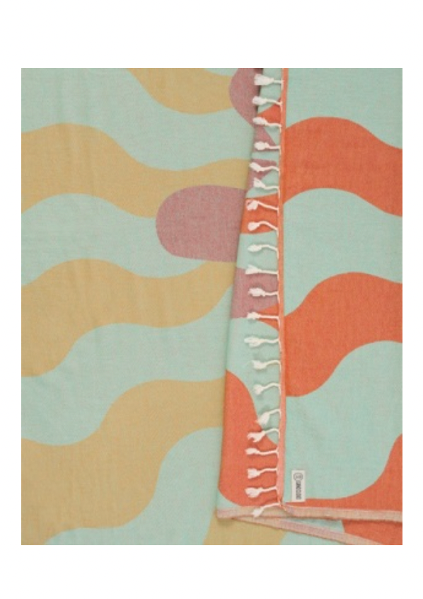 Sand Cloud Sunset Turtle Beach Towel MULTI - LG