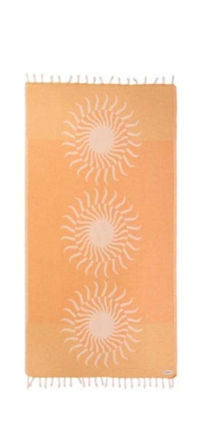 Sand Cloud Daystar Beach Towel ORANGE - REG