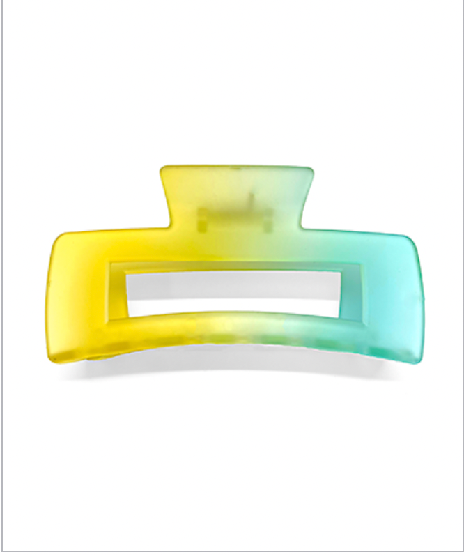 Golden Stella Twotone Hair Clip YELLOW/MINT