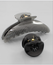 Golden Stella Acrylic Stripe Hair Clip BLACK