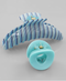Golden Stella Acrylic Stripe Hair Clip BLUE
