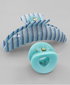 Golden Stella Acrylic Stripe Hair Clip BLUE