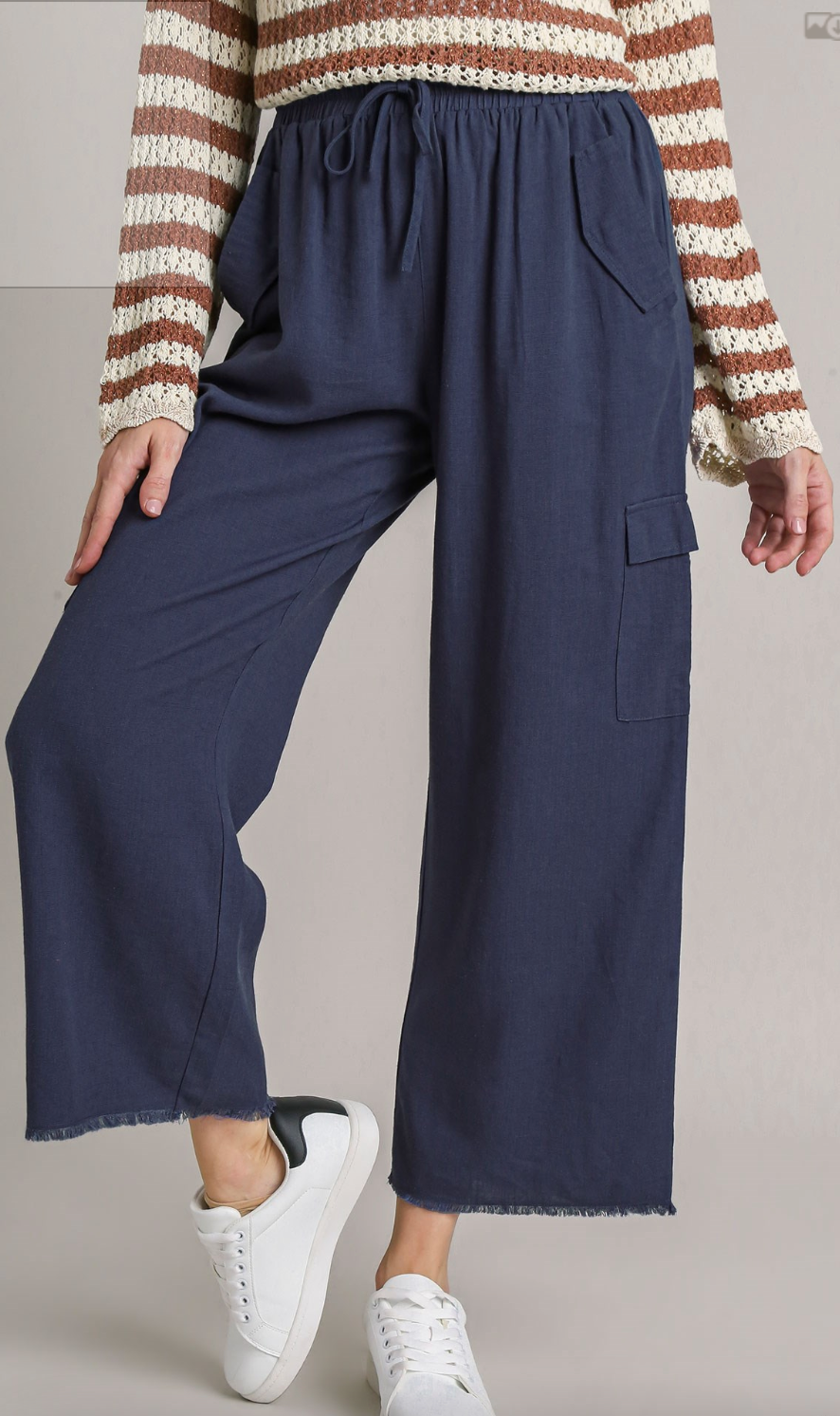 Umgee W Fray Pant DENIM