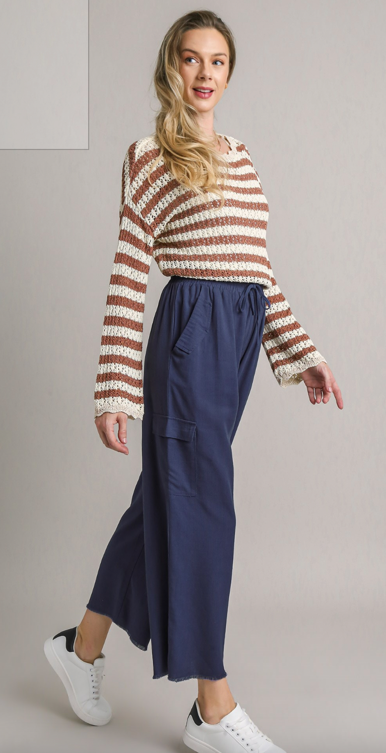 Umgee W Fray Pant DENIM