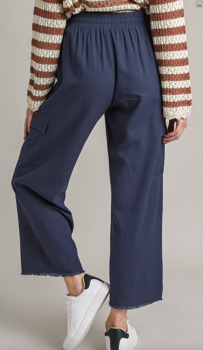 Umgee W Fray Pant DENIM