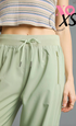 Umgee W Drawstring Jogger Pant LIGHT SAGE