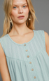Umgee W Textured Midi Dress MINT BLUE