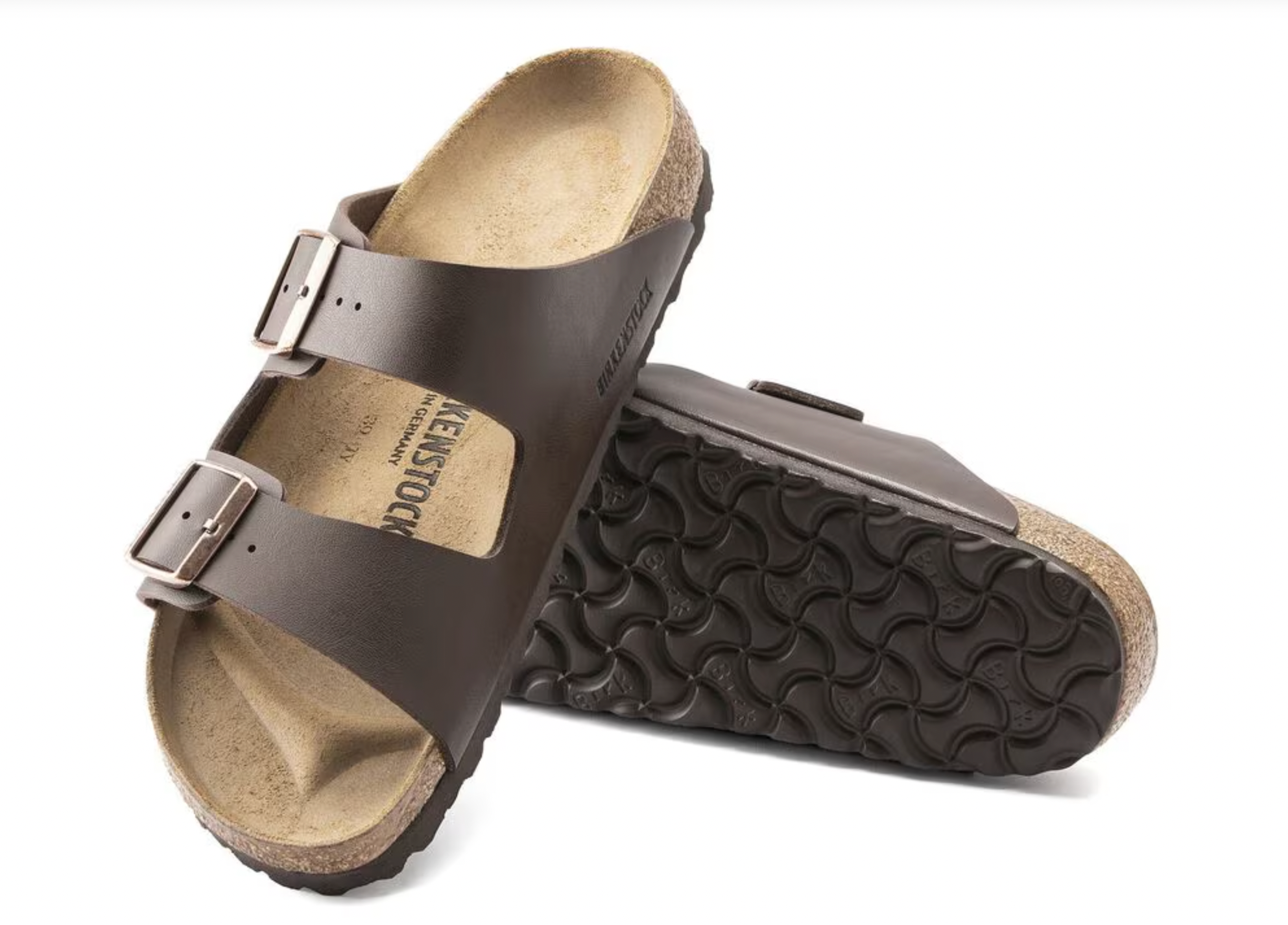 Birkenstock W Arizona Birkoflor DK BROWN - REGULAR
