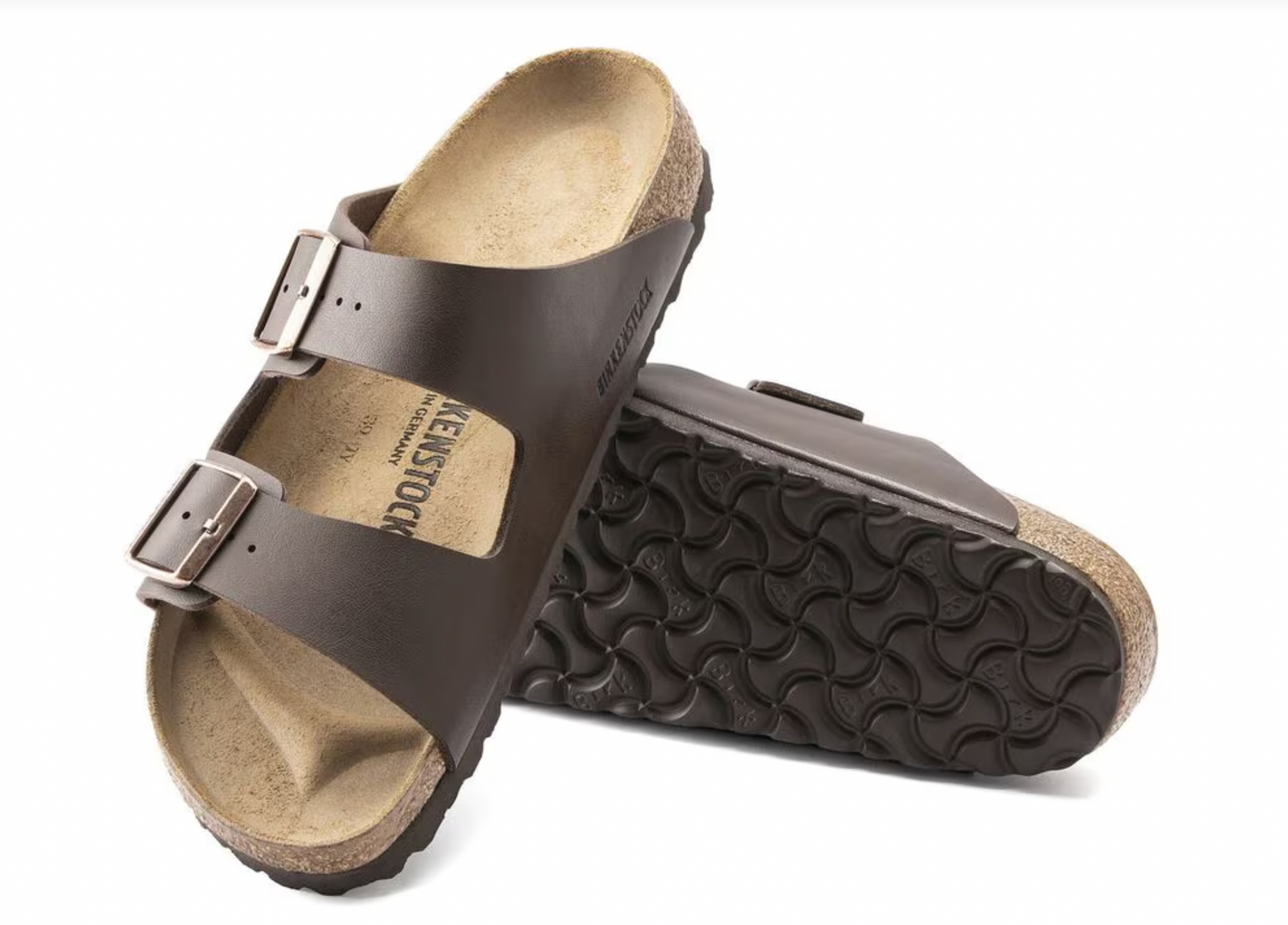 Birkenstock W Arizona Birkoflor DK BROWN - REGULAR