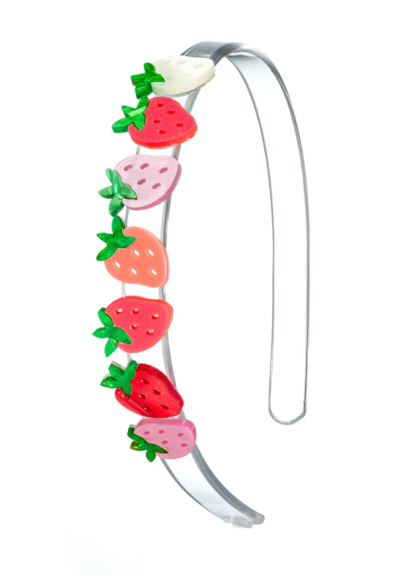 Lilies & Roses Strawberries Headband