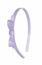 Lilies & Roses Thin Bow Headband PURPLE