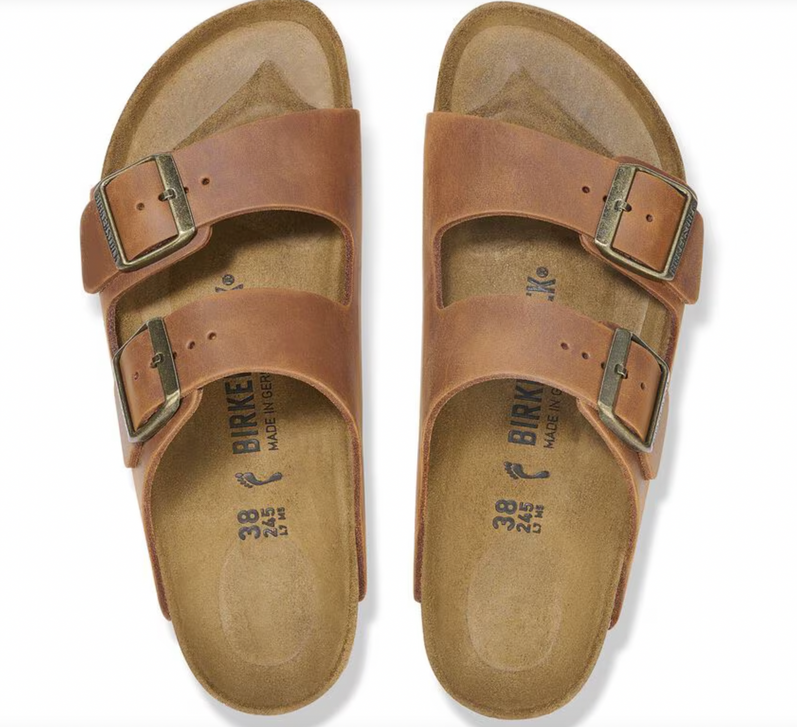 Birkenstock M Arizona BS Oiled Leather COGNAC - REGULAR