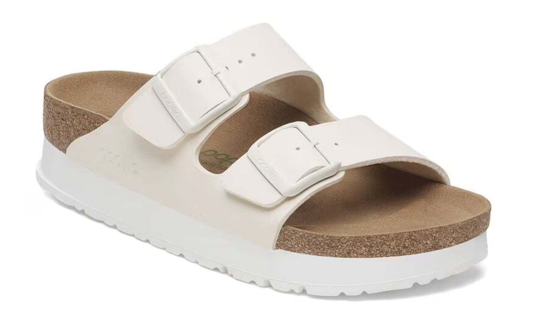 Birkenstock Papillio W Arizona Pap Flex Platform EGGSHELL - NARROW