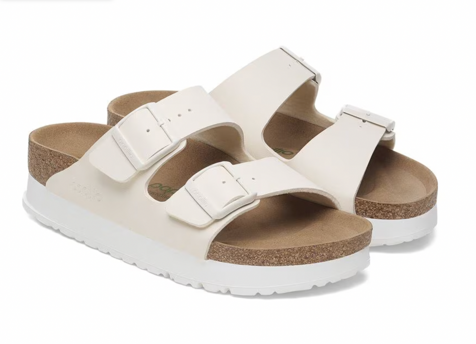 Birkenstock Papillio W Arizona Pap Flex Platform EGGSHELL - NARROW