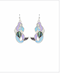 Golden Stella Mermaid Earrings ABALONE / SILVER