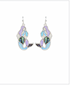 Golden Stella Mermaid Earrings ABALONE / SILVER