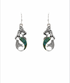 Golden Stella Mermaid Drop Earrings ANTIQUE SILVER